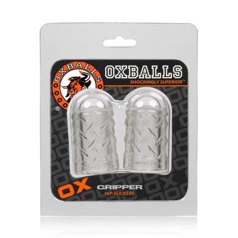 Oxballs - Gripper Nipple Puller Chwytaki Do Ściągania Sutków Przezroczyste Oxballs - Gripper Nipple Puller Chwytaki Do Ściągania Sutków Przezroczyste