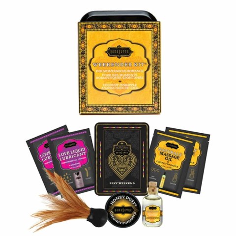 Zestaw akcesoriów - Kama Sutra The Weekender Tin Can Coconut Pineapple Zestaw akcesoriów - Kama Sutra The Weekender Tin Can Coconut Pineapple