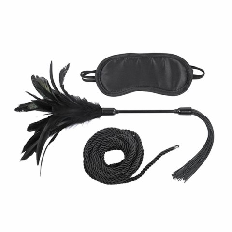 Zestaw bondage - Sportsheets Sex & Mischief Shadow Tie and Tickle Kit Zestaw bondage - Sportsheets Sex & Mischief Shadow Tie and Tickle Kit