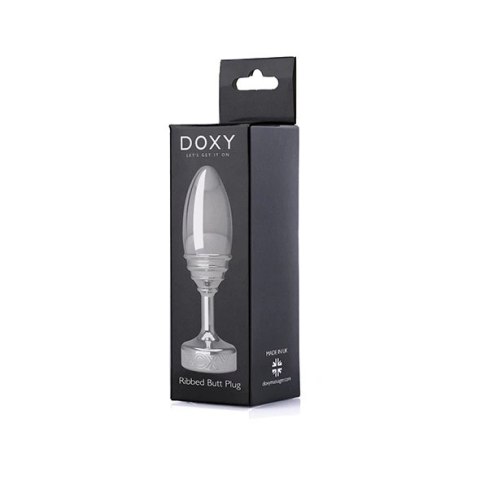 Plug analny - Doxy Butt Plug Ribbed Plug analny - Doxy Butt Plug Ribbed