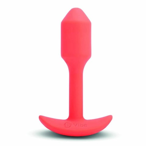 Plug analny wibrujący - B-Vibe Vibrating Snug Plug 1 Orange Plug analny wibrujący - B-Vibe Vibrating Snug Plug 1 Orange
