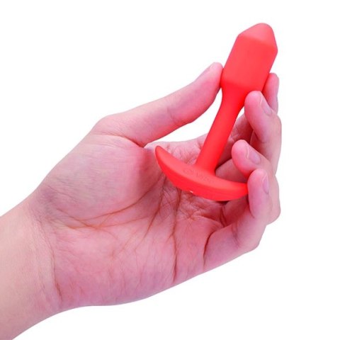 Plug analny wibrujący - B-Vibe Vibrating Snug Plug 1 Orange Plug analny wibrujący - B-Vibe Vibrating Snug Plug 1 Orange