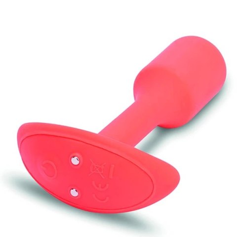 Plug analny wibrujący - B-Vibe Vibrating Snug Plug 1 Orange Plug analny wibrujący - B-Vibe Vibrating Snug Plug 1 Orange