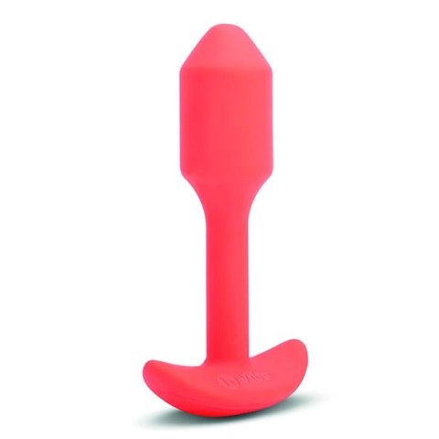 Plug analny wibrujący - B-Vibe Vibrating Snug Plug 1 Orange Plug analny wibrujący - B-Vibe Vibrating Snug Plug 1 Orange