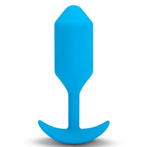 Plug analny wibrujący - B-Vibe Vibrating Snug Plug 3 Blue Plug analny wibrujący - B-Vibe Vibrating Snug Plug 3 Blue