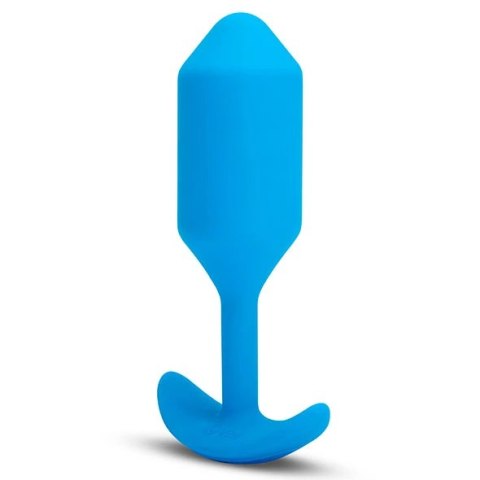 Plug analny wibrujący - B-Vibe Vibrating Snug Plug 3 Blue Plug analny wibrujący - B-Vibe Vibrating Snug Plug 3 Blue