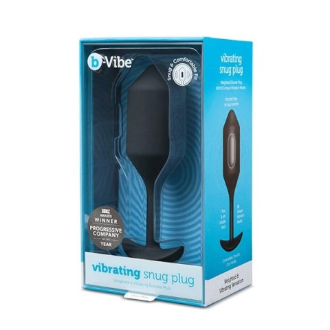 Plug analny wibrujący - B-Vibe Vibrating Snug Plug 4 Black Plug analny wibrujący - B-Vibe Vibrating Snug Plug 4 Black