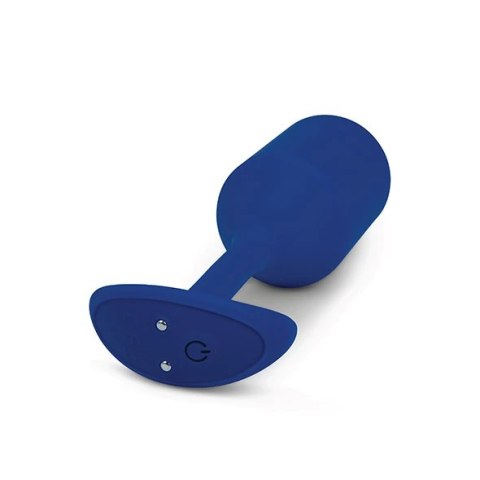 Plug analny wibrujący - B-Vibe Vibrating Snug Plug 4 Navy Plug analny wibrujący - B-Vibe Vibrating Snug Plug 4 Navy