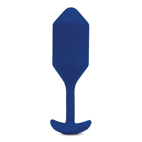 Plug analny wibrujący - B-Vibe Vibrating Snug Plug 4 Navy Plug analny wibrujący - B-Vibe Vibrating Snug Plug 4 Navy