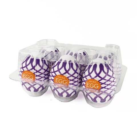 Zestaw sześciu masturbatorów - Tenga Egg Wonder Mesh Zestaw sześciu masturbatorów - Tenga Egg Wonder Mesh