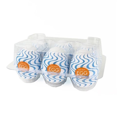 Zestaw sześciu masturbatorów - Tenga Egg Wonder Wind Zestaw sześciu masturbatorów - Tenga Egg Wonder Wind