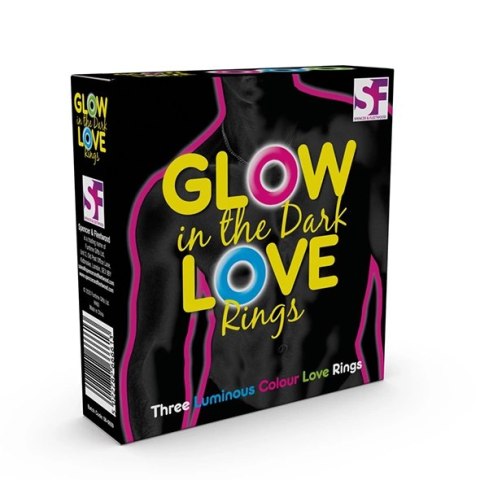 Pierścienie na penisa fosforyzujące - Glow in the Dark Love Rings Pierścienie na penisa fosforyzujące - Glow in the Dark Love Rings