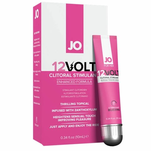 Żel stymulujący - System JO Clitoral Stimulant Buzzing 12Volt 10 ml Żel stymulujący - System JO Clitoral Stimulant Buzzing 12Volt 10 ml