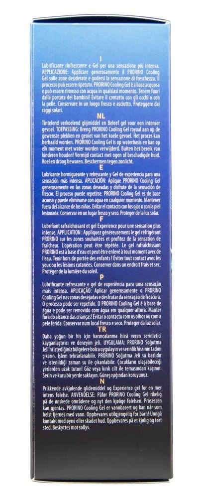 PRORINO - Stymulujący Żel Cooling Gel Strong 100 ml PRORINO - Stymulujący Żel Cooling Gel Strong 100 ml