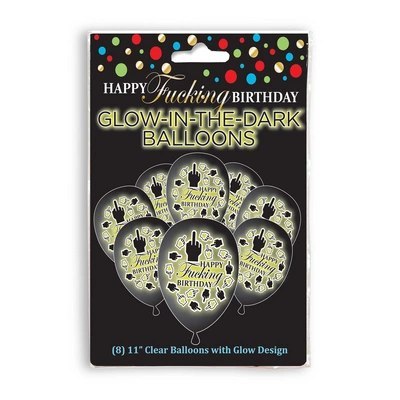 Little Genie - Happy F'ing Birthday - balony świecące Little Genie - Happy F'ing Birthday - balony świecące