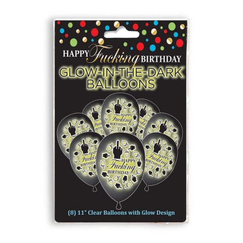 Little Genie - Happy F'ing Birthday - balony świecące Little Genie - Happy F'ing Birthday - balony świecące