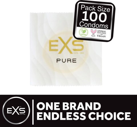 Prezerwatywy Pure 100 szt EXS Prezerwatywy Pure 100 szt EXS