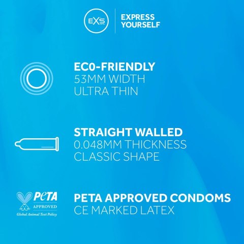 Prezerwatywy Pure 100 szt EXS Prezerwatywy Pure 100 szt EXS