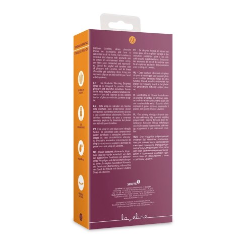 Loveline - Wibrujące, zakrzywione dildo do Strap On - Merlot Grape Loveline - Wibrujące, zakrzywione dildo do Strap On - Merlot Grape