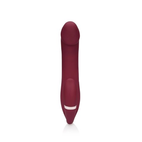 Loveline - Wibrujące, zakrzywione dildo do Strap On - Merlot Grape Loveline - Wibrujące, zakrzywione dildo do Strap On - Merlot Grape