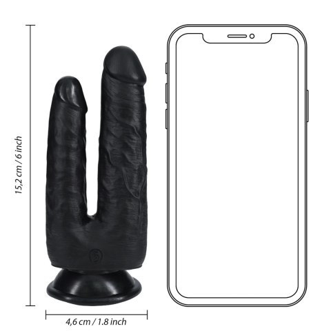 RealRock - Realistyczne podwójne dildo 15,2 cm