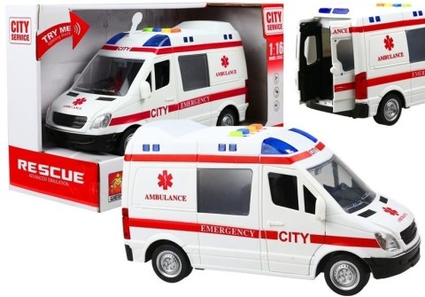 Auto Karetka Pogotowia Ambulans Efekty Gra Świeci Auto Karetka Pogotowia Ambulans Efekty Gra Świeci