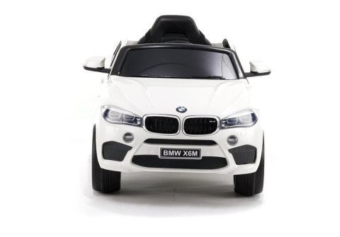 Auto na Akumulator BMW X6 Białe Skóra, EVA Auto na Akumulator BMW X6 Białe Skóra, EVA