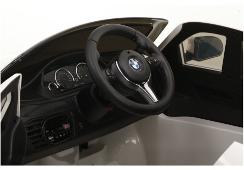 Auto na Akumulator BMW X6 Białe Skóra, EVA Auto na Akumulator BMW X6 Białe Skóra, EVA