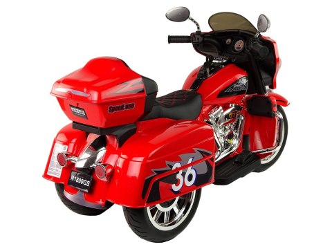 Motor Na Akumulator Trójkołowy Goldwing Czerwony Motor Na Akumulator Trójkołowy Goldwing Czerwony