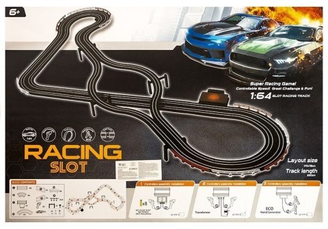 Tor Wyścigowy 2 Autka Kontrolery Slot Cars 1:64 Tor Wyścigowy 2 Autka Kontrolery Slot Cars 1:64
