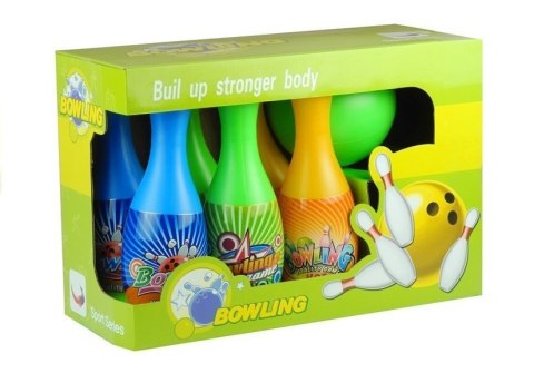 Zestaw do Gry w Kręgle 6 Kręgli + Kula Sport Gra Zestaw do Gry w Kręgle 6 Kręgli + Kula Sport Gra