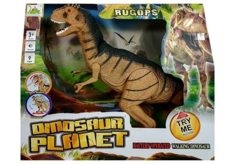 Dinozaur Tyranozaur Porusza się Ryczy Świeci Dinozaur Tyranozaur Porusza się Ryczy Świeci