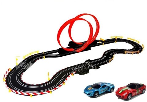 Tor Wyścigowy 1:43 2 Autka Kontrolery Top Turbo 540 cm długości Tor Wyścigowy 1:43 2 Autka Kontrolery Top Turbo 540 cm długości