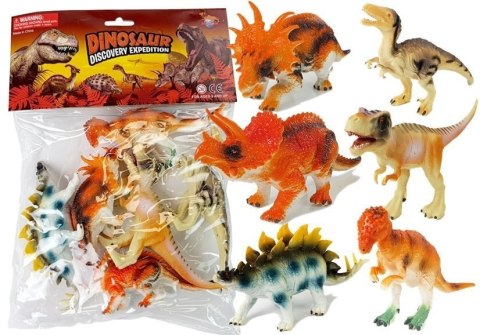 Zestaw Figurki Dinozaurów 10 cm 6 sztuk Zestaw Figurki Dinozaurów 10 cm 6 sztuk