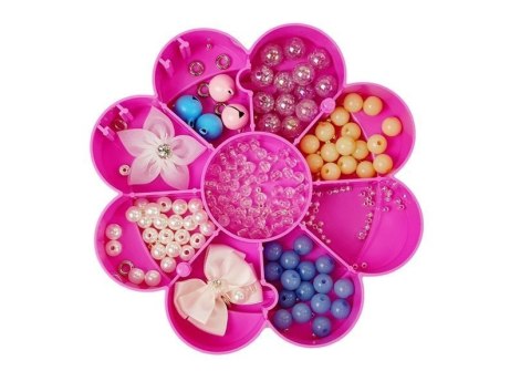 Zestaw Koralików do Biżuterii DIY Składane Pudełko z Lusterkiem Zestaw Koralików do Biżuterii DIY Składane Pudełko z Lusterkiem