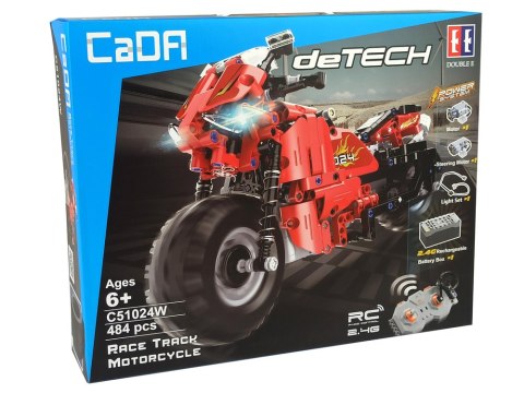 Zestaw klocków CADA Motocykl Zdalnie Sterowany 2.4G 484 elementy Zestaw klocków CADA Motocykl Zdalnie Sterowany 2.4G 484 elementy