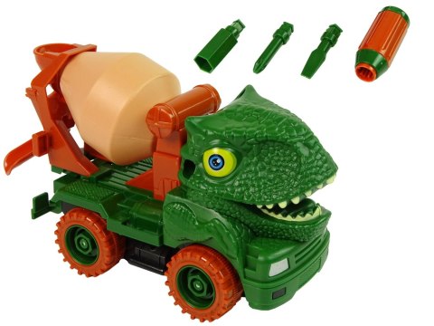 Ciężarówka Betoniarka Dinozaur do Rozkręcania Zielony Akcesoria Ciężarówka Betoniarka Dinozaur do Rozkręcania Zielony Akcesoria