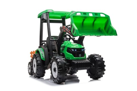 Traktor Na Akumulator Z Przyczepą Hercules Zielony 24V Traktor Na Akumulator Z Przyczepą Hercules Zielony 24V