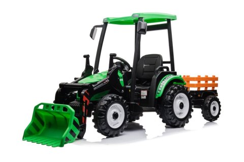 Traktor Na Akumulator Z Przyczepą Hercules Zielony 24V Traktor Na Akumulator Z Przyczepą Hercules Zielony 24V