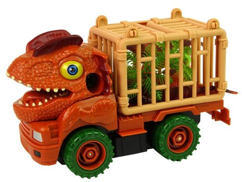 Transporter Ciężarówka Dinozaur do Rozkręcania Pomarańczowy Akcesoria Transporter Ciężarówka Dinozaur do Rozkręcania Pomarańczowy Akcesoria