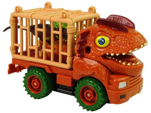 Transporter Ciężarówka Dinozaur do Rozkręcania Pomarańczowy Akcesoria Transporter Ciężarówka Dinozaur do Rozkręcania Pomarańczowy Akcesoria