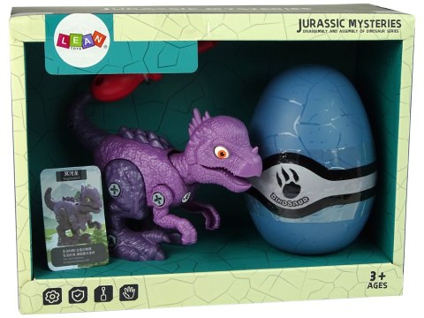 Zestaw Dinozaur Stygimoloch z Jajkiem DIY Śrubokręt Fioletowy Zestaw Dinozaur Stygimoloch z Jajkiem DIY Śrubokręt Fioletowy