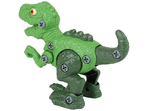 Zestaw Dinozaur Tyranozaur Rex z Jajkiem DIY Śrubokręt Zielony Zestaw Dinozaur Tyranozaur Rex z Jajkiem DIY Śrubokręt Zielony