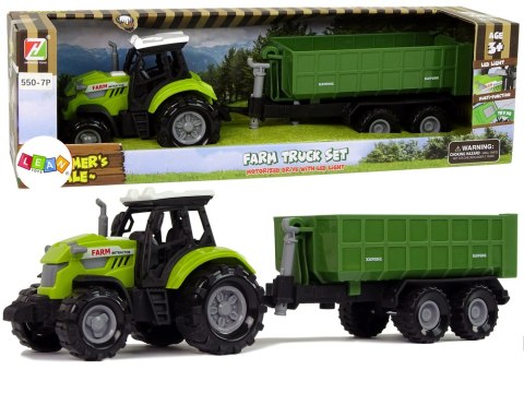 Traktor Odpinana Przyczepka Farma Dźwięk Zielony Traktor Odpinana Przyczepka Farma Dźwięk Zielony