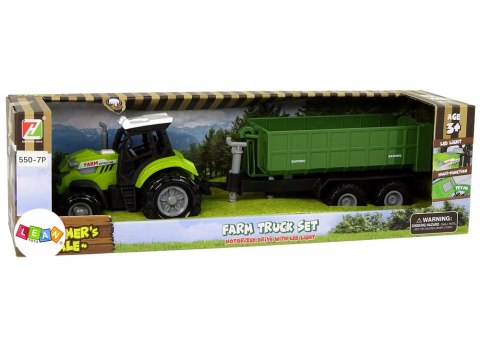 Traktor Odpinana Przyczepka Farma Dźwięk Zielony Traktor Odpinana Przyczepka Farma Dźwięk Zielony