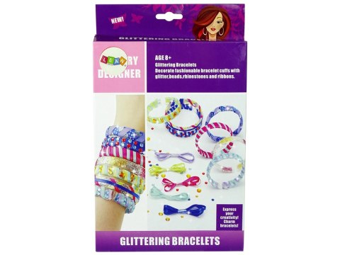 Zestaw Do Robienia Bransoletek DIY Brokat Wstążki Zestaw Do Robienia Bransoletek DIY Brokat Wstążki