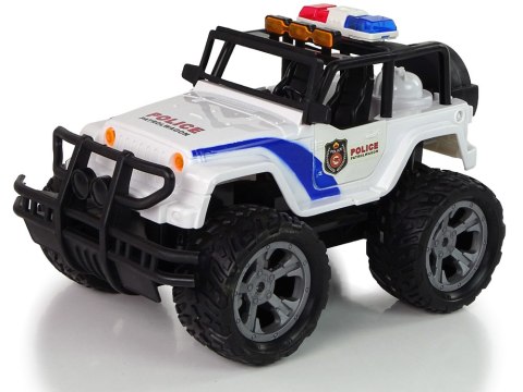 Auto R/C Policja Jeep Policyjny 1:14 Zdalnie Sterowane Efekty Świetlne Auto R/C Policja Jeep Policyjny 1:14 Zdalnie Sterowane Efekty Świetlne