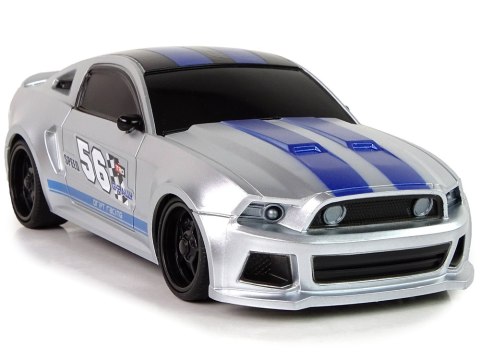 Sportowe Szybkie Auto Zdalnie Sterowane R/C Srebrne 1:24 Speed King Sportowe Szybkie Auto Zdalnie Sterowane R/C Srebrne 1:24 Speed King