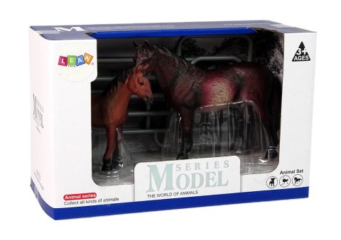 Zestaw 2 Figurek Konie Zagroda Figurka Koń Źrebak Zestaw 2 Figurek Konie Zagroda Figurka Koń Źrebak