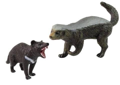 Zestaw 2 Figurek Ratel Miodożerny Diabeł Tasmański Figurka Zestaw 2 Figurek Ratel Miodożerny Diabeł Tasmański Figurka